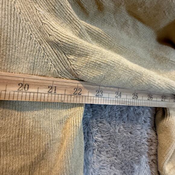 Poetry Cotton Open Collared Jacket Cardigan Sweater 10 M Cotton Edge to Edge - Picture 8 of 9